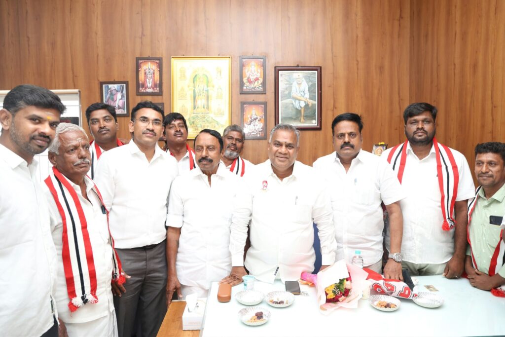 Bussy N. Anand முன்னிலையில் V. செந்தில் குமார் கூட்டணிக்கு ஆதரவு வழங்கிய நிகழ்வு